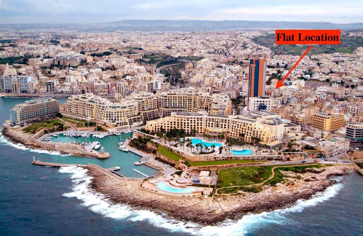 Paceville Sea View Penthouse With Jacuzzi! Saint Julian's Bagian luar foto